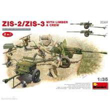 MiniArt 550035369 - 1:35 ZIS-2/ZIS-3 Pakm. Anhän. (5) 2in1