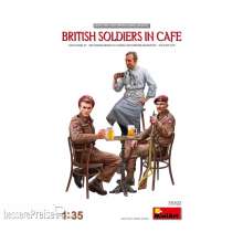 MiniArt 550035392 - 1:35 Fig. Brit. Soldaten im Café (3)