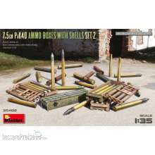 MiniArt 550035402 - 1:35 Dt. 7,5cm PaK40 Munitionski. Set 2