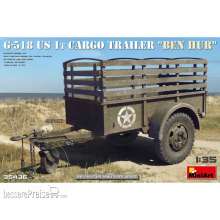 MiniArt 550035436 - 1:35 G-518 US 1t Cargo Trailer Ben Hur