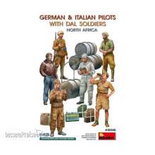 MiniArt 550049018 - 1:48 Fig.-Set Dt./Ital. Piloten (6) N.A.