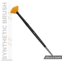 AK Interactive AKB017 - AK SYNTHETIC BRUSH - FAN SHAPE