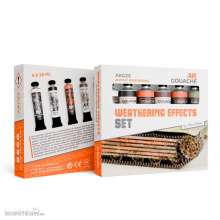 AK Interactive AKG25 - WEATHERING EFFECTS SET - AK GOUACHES