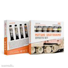 AK Interactive AKG26 - NATURE WEATHERING EFFECTS SET - AK GOUACHES