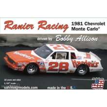 Salvinos JR Models 559627 - 1/24 Rainer Racing 1981 MonteCarlo, Bobby Allison