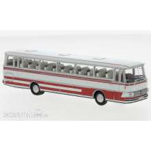 Brekina 56055 - Setra S 150 H, hellgrau, rot,