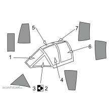 Brengun BRL72165 - MXY-7 Ohka model 22 Canopy mask (Brengun kit)