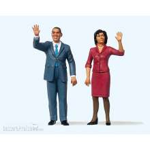 Preiser 57152 - 1:24 Obama mit Frau