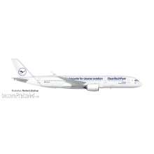 Herpa 572460 - Lufthansa Airbus A350-900 ´CleanTechFlyer? - D-AIVD