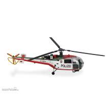 Herpa 580762 - Polizeifliegerstaffel Nordrhein-Westfalen Sud Aviation SA 319 Alouette III - D-HEFT