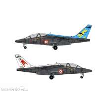 Herpa 580816 - French Air Force Alpha Jet E - ETO 01.008 (Escadron de transition opérationnelle) ´Saintonge?, Base aérienne 120, Cazaux - E142 / 8-LO