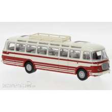 Brekina 58237 - Skoda 706 RTO Lux, weiss, rot