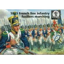 WATERLOO 1815 AP061 - 1815 French line infantry fusiliers marching in 1:72