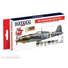 HATAKA HTK-AS103 - Red Line Set (6 pcs) WW2 Italian Air Force Paint set vol. 1