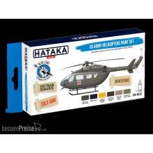 HATAKA HTK-BS19 - Blue Line Set (6 pcs) US Army Helicopters paint set