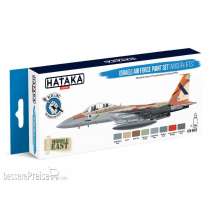 HATAKA HTK-BS62 - Blue Line Set (8 pcs) Israeli Air Force paint set (modern jets)