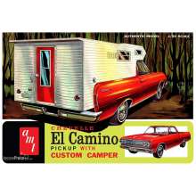 Round2 591364 - 1/25 1965er Chevy El Camino mit Camper