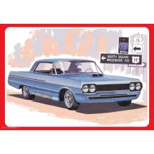 Round2 591396 - 1/25 1964 Chevrolet Impala Super Street Rod