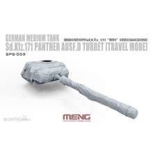 MENG-Model SPS-059 - 1:35 German Medium Tank Sd.Kfz.171 Panther Ausf.D Turret(Travel Mode)(RESIN)