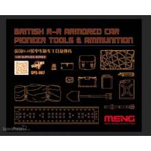 MENG-Model SPS-067 - 1:35 British R-R Armored Car Pioneer Tools & Ammunition (RESIN)