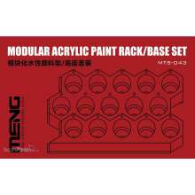 MENG-Model MTS-043 - Modular Acrylic Paint Rack/Base Set