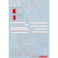 MENG-Model SPS-080 - 1:700 PLA Navy Shandong Marking Decals (For PS-006)