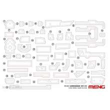 MENG-Model SPS-082 - 1:700 PLA Navy Shandong Paint Masks (For PS-006)