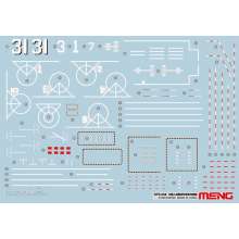 MENG-Model SPS-088 - 1:700 PLA Navy Hainan Marking Decals (For PS-007)