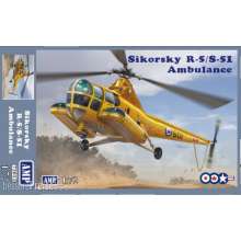 Micro Mir AMP AMP72012 - 1:72 Sikorsky R-5/S-51 Ambulance