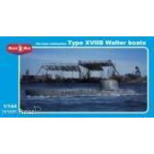 Micro Mir AMP MM144-006 - 4376 German submarine type XVIIB Walter boats