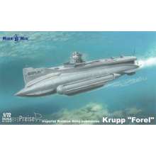 Micro Mir AMP MM72-018 - 1:72 Krupp Forel Imperial Russian Navy submarine