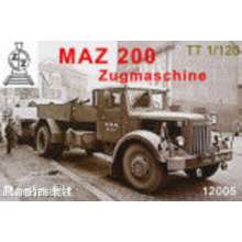 ZZ Modell ZZ12005  - 1:120 MAZ-200 Zugmashine.