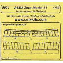 CMK 129-5021 - A6M2 Zero Model 21 Landing flaps für Tamiya-Bausatz