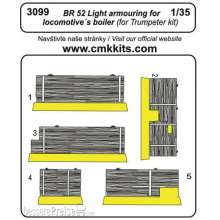 CMK 129-3099 - BR-52 Light armouring for locomotive´s boiler für Trumpeter Bausatz