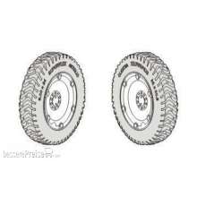 CMK 129-3127 - 1:35 Autoblinda AB.43/Pz.Sp.Wg.AB.203 (i) spare wheels set for Italeri kit