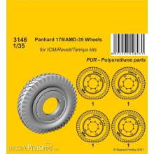 CMK 129-3146 - Panhard 178/AMD-35 Wheels in 1:35