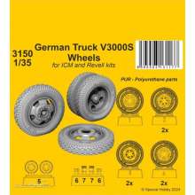 CMK 129-3150 - 1:35 German Truck V3000S Wheels 1/35 / for ICM kits