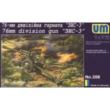 Unimodels UM208 - 1:72 Zis 3, 76 mm Soviet Gun