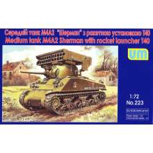 Unimodels UM223 - 1:72 Tank M4A2 with T40 rocket launcher