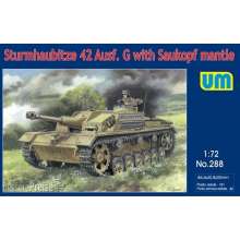 Unimodels UM288 - 1:72 Sturmhaubitze 42 Auf.G w. Saukopf mantle