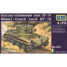 Unimodels UMT312 - 1:72 Wheel-Track tank BT-7A