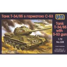 Unimodels UM328 - 1:72 T-34/85 with S-53 gun