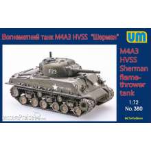 Unimodels UM380 - 1:72 M4A3 HVSS Sherman flame-thrower tank