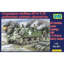 Unimodels UM451 - 1:72 M7 howitzer motor carriage with a 9,75-inch heavy mortar