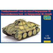 Unimodels UM484 - 1:72 Reconnaissance tank on Bergepanzer 38 chassis