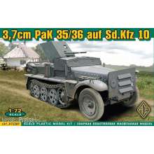 ACE ACE72281 - 37 mm PaK 35/36 auf Sd.Kfz 10 in 1:72