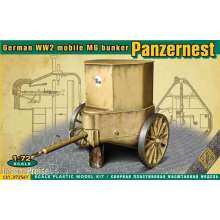 ACE ACE72561 - WWII German mobile MG bunker Panzernest in 1:72