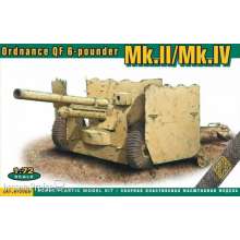 ACE ACE72563 - 1:72 Ordnance QF 6-pounder Mk.II/Mk.IV