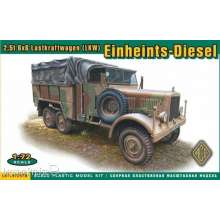 ACE ACE72578 - 1:72 Einheints-Diesel 2.5t 6x6 Lastkraftwagen (LKW)