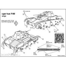 ACE PE7269 - 1:72 Photo-etched set -60 fenders, for ACE kit